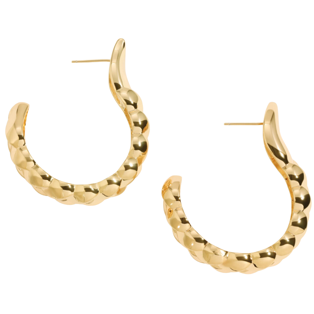 Large Frida Braided Hoops