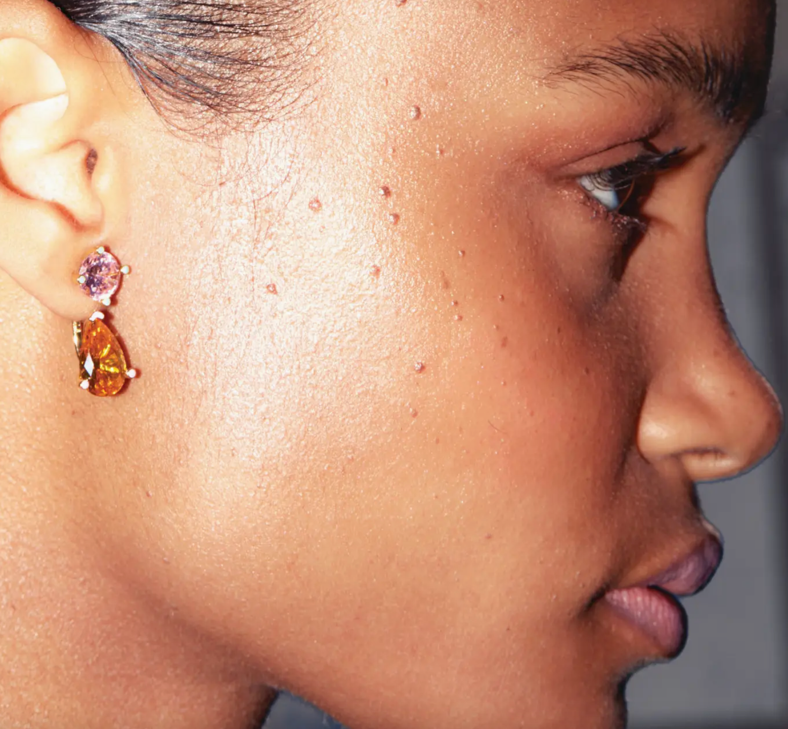 Double Love Earrings, Sunset